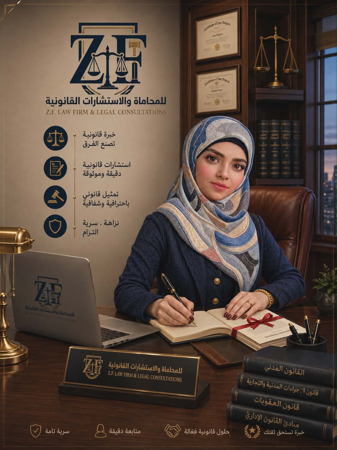 الأستاذة زينب فخري — محامية